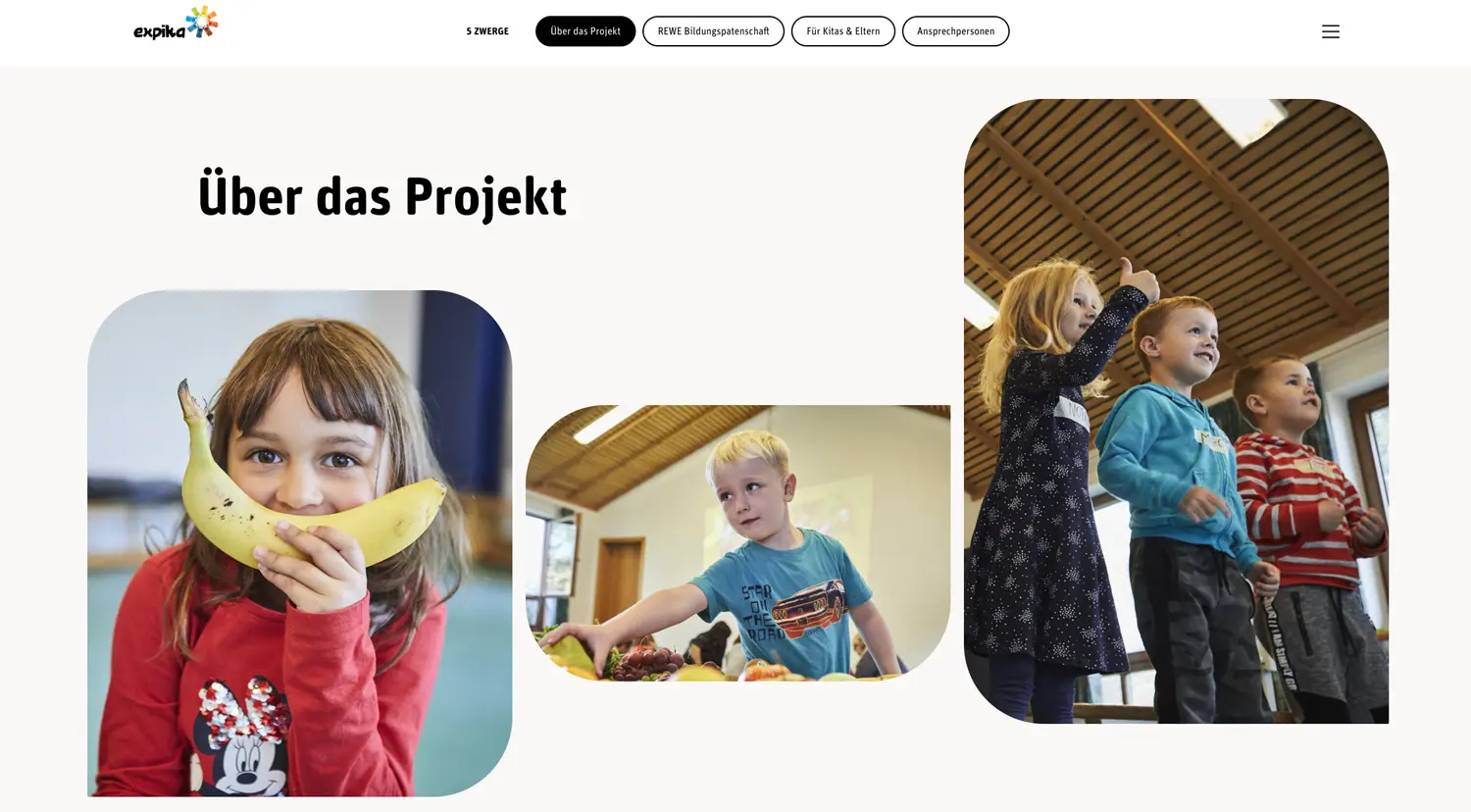 Screenshot expika Webseite
